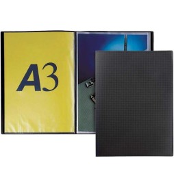 PORTALISTINO A3 20 BUSTE VERT.NERO