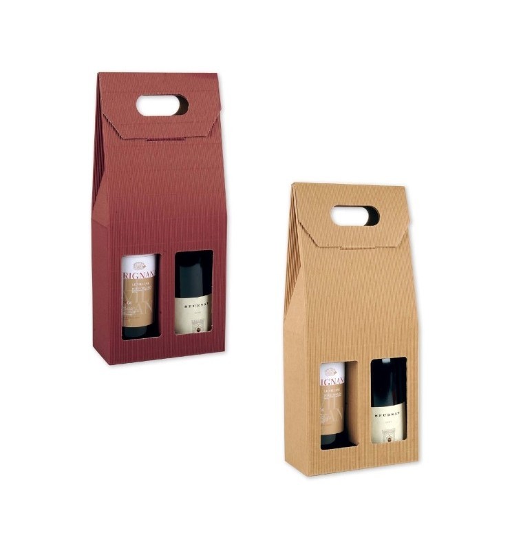 SCATOLA PORTA 2 BOTTIGLIE