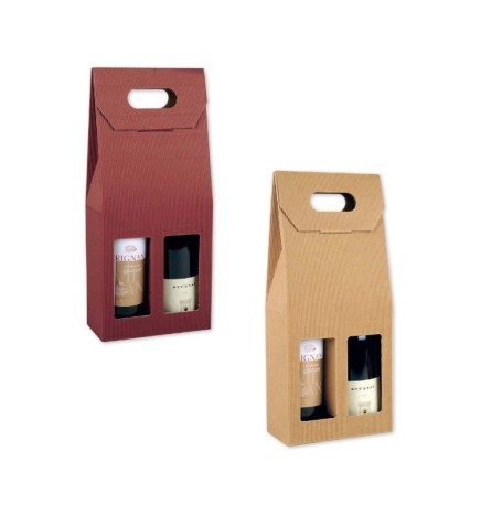 SCATOLA PORTA 2 BOTTIGLIE