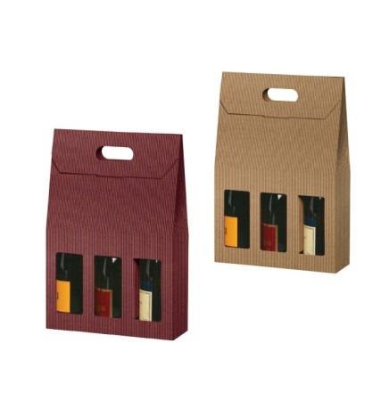 SCATOLA PORTA 3 BOTTIGLIE