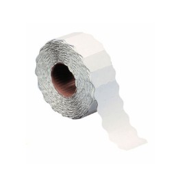 ETICHETTE PREZZATRICE 26X12 BIANCO 10pz RIMOVIBILE ONDA