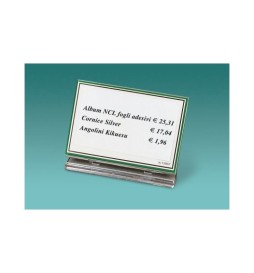 TARGHETTA PIEGHEVOLE CM.10X6,5