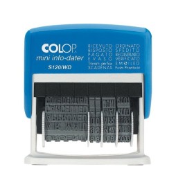 TIMBRO POLINOMIO+DATARIO COLOP S120S120WD