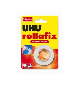 NASTRO ADESIVO mm19X25m ROLLAFIX   UHU