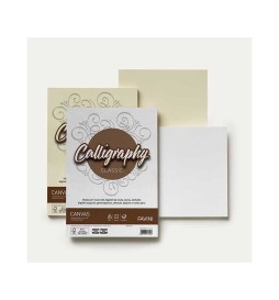 CARTA CANVAS RUVIDA A4 100G 50F     MONOCOLORE CALLIGRAPHY FAVINI