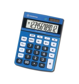 CALCOLATRICE TAVOLO DX120 OSAMA    12 CIFRE 143,5x102,5 BLU