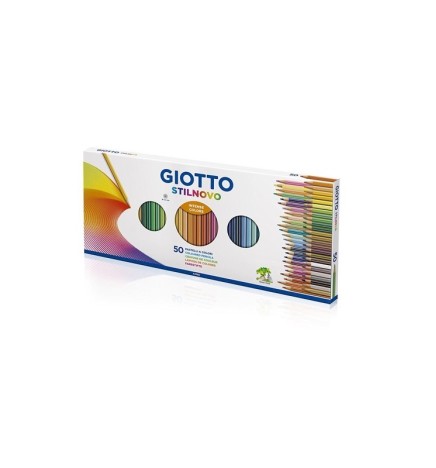 PASTELLI GIOTTO STILNOVO DA 50     + TEMPERINO
