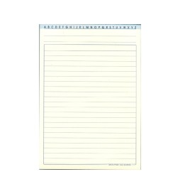 SCHEDA 17X24 RIGATA VERT P.100