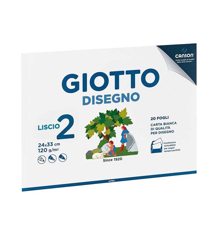 GIOTTO DISEGNO 2 24X33 LISCIO FG.20GR.120