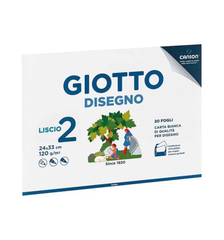 GIOTTO DISEGNO 2 24X33 LISCIO FG.20GR.120