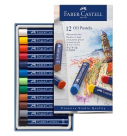 Pastelli ad olio da 12 Faber-Castel