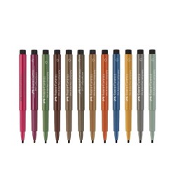 Pitt Artist Pen Calligraphy 1675 color Faber punta scalpello C