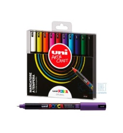 MARKER UNIPOSCA PEN PC1MR 07 10pz UNI MITSUBISHI