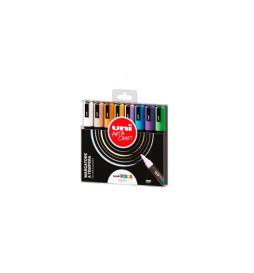 MARKER UNIPOSCA MEDIO PC5M PASTEL 8pz UNI MITSUBISHI