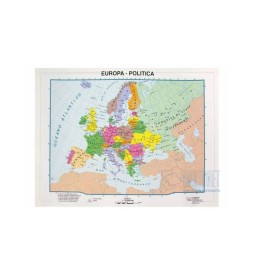 CARTA GEOGRAFICA EUROPA A4 FIS/POL