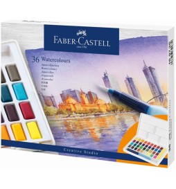 Acquerelli in pastiglie 36 colori  Faber-Castell