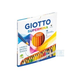 PASTELLI SUPERMINA DA 18 GIOTTO +2 MATITE LYRA TEMAGRAPH