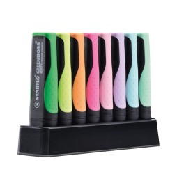 EVIDENZIATORE GREEN STABILO BOSS 8pz ASS