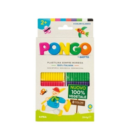 Pongo by Giotto astuccio 264g 8 colori classici