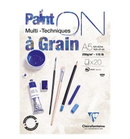 BLOCCO PAINT ON A GRAIN A5 20F 250g RUVIDO