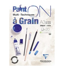 BLOCCO PAINT ON A GRAIN A3 20F 250g RUVIDO