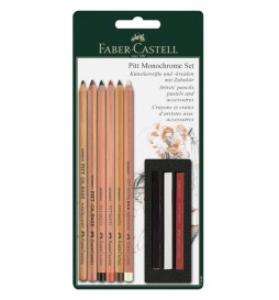 Matita Pitt Monochrome 9 pezzi