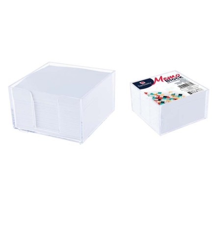 CUBO BIANCO CON SCATOLA 76x76      500FF FOGLIETTI PER APPUNTI