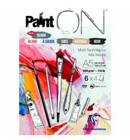 BLOCCO PAINT ON N°6  A5 24F 250g