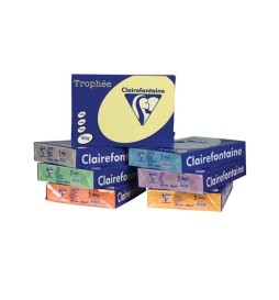 CARTA COLORATA A4 TENUE 80GR 500FF  MONOCOLORE TROPHEE CLAIREFONTAINE