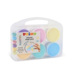 COLORI A DITA 100g 6pz PASTELLO PRIMO