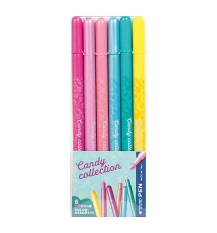 Tratto PEN Candy Collection in blister da 6pz