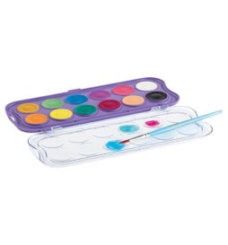 Giotto Acquarelli 12 colori con pennello Candy Collection