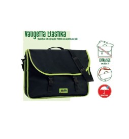 Valigetta MESSENGER Grande ElastikaBLACK 52x37cm ARDA