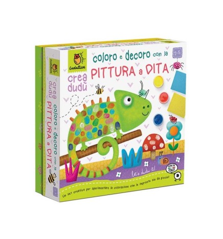 CREA DUDU COLORO E DECORO CON LA   PITTURA A DITA