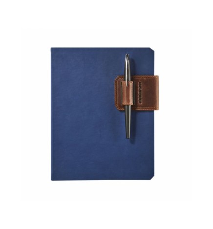 Portapenne in pelle magnetico per notebook