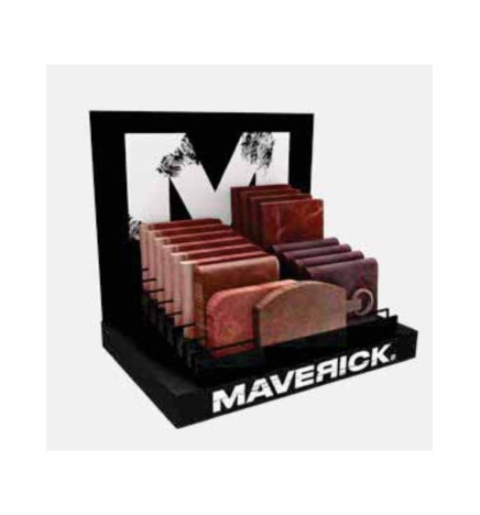 Portafogli in pelle Assortiti 16pz in expo Maverick