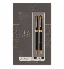 GIFT SET DUO SONNET BLACK GT SFERA M + STILO M PARKER