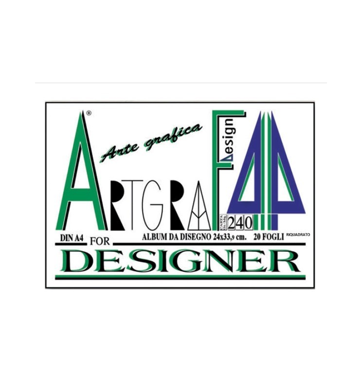 BLOCCO AF4 50X70 240g 10F LISCO    fogli mobili