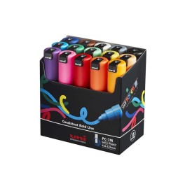 MARKER UNIPOSCA LARGE BOX ASS 15pz UNI MITSUBISHI