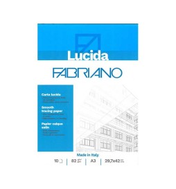 BLOCCO LUCIDO A3 10ff  FABRIANO     ALBUM CARTA LUCIDA