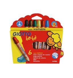 Pastelli Be-bè Super matitoni 6 colori