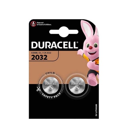 PILE DURACELL DL2032 LITIO pz.2