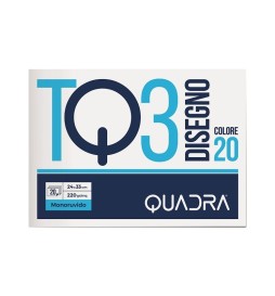BLOCCO COLORE TQ3 24X33 FF.20      ALBUM TOP QUALITY - MONORUVIDO