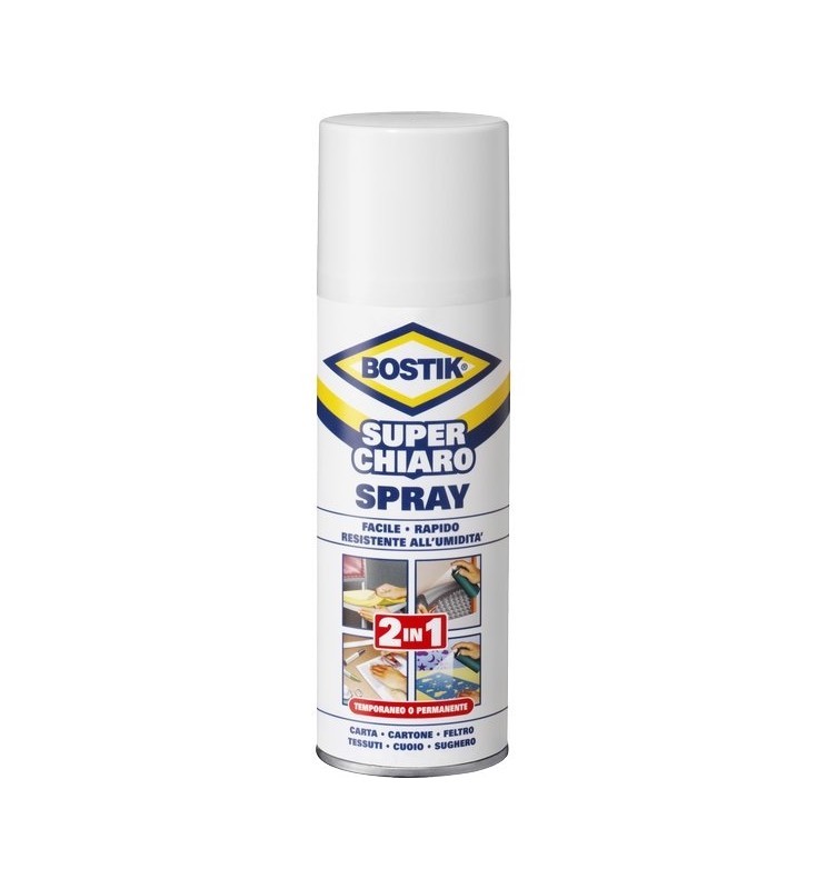 COLLA SPRAY BOSTIK 500ML SUPERCHIARO UNIVERSALE