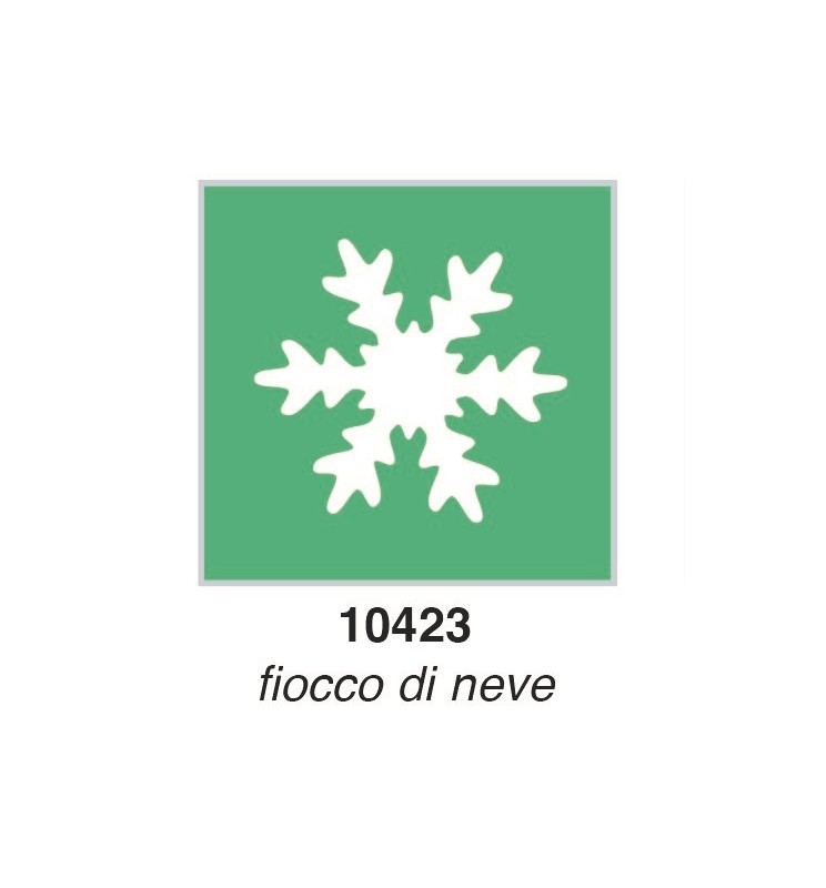 FUSTELLA MAXI FIOCCO DI NEVE