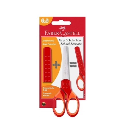 Forbice scuola Grip rossa Faber