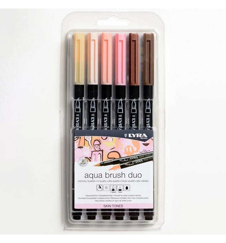 LYRA AQUA BRUSH DUO SKIN SET PZ.6