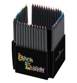 Pastelli Black Edition 50pz con astuccio portamatite Faber-Castell