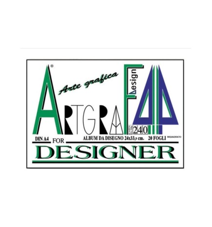 BLOCCO FA4 24X33 RIQUAD ARTGRAF    ALBUM ARTGRAF