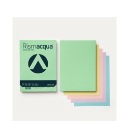 CARTONCINO COLORATO TENUE A4 140G   200F ASSORTITI RISMACQUA FAVINI